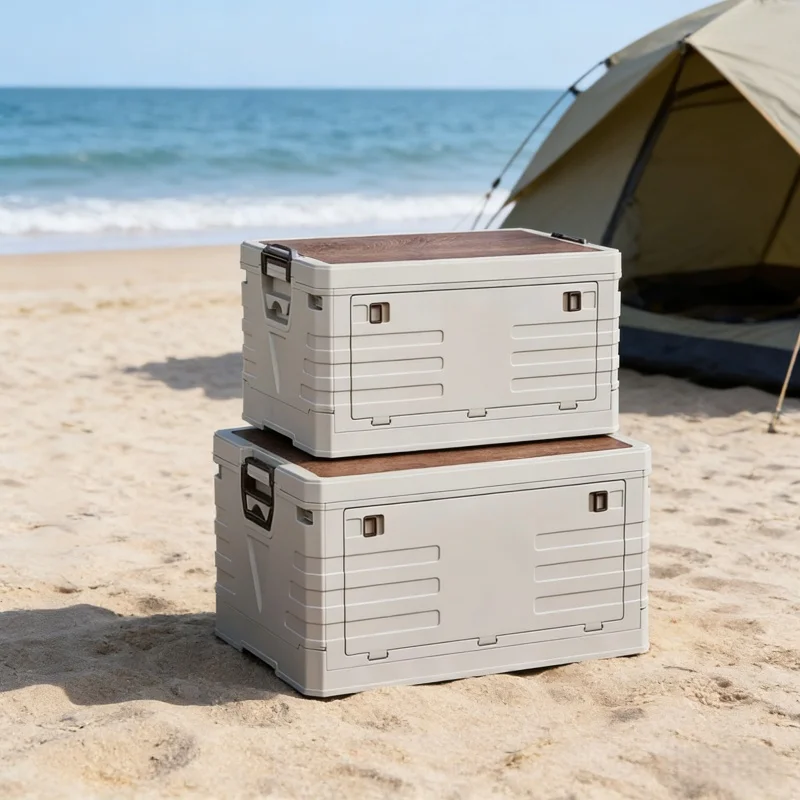 Food Xxl - Auto-Aufbewahrungsbox für Outdoor-Camping, Faltbare Aufbewahrungsbox mit