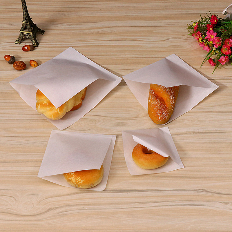 Food Snacks Wholesale - 100 Stück Einweg-Snacktüten aus Ölfestem Papier