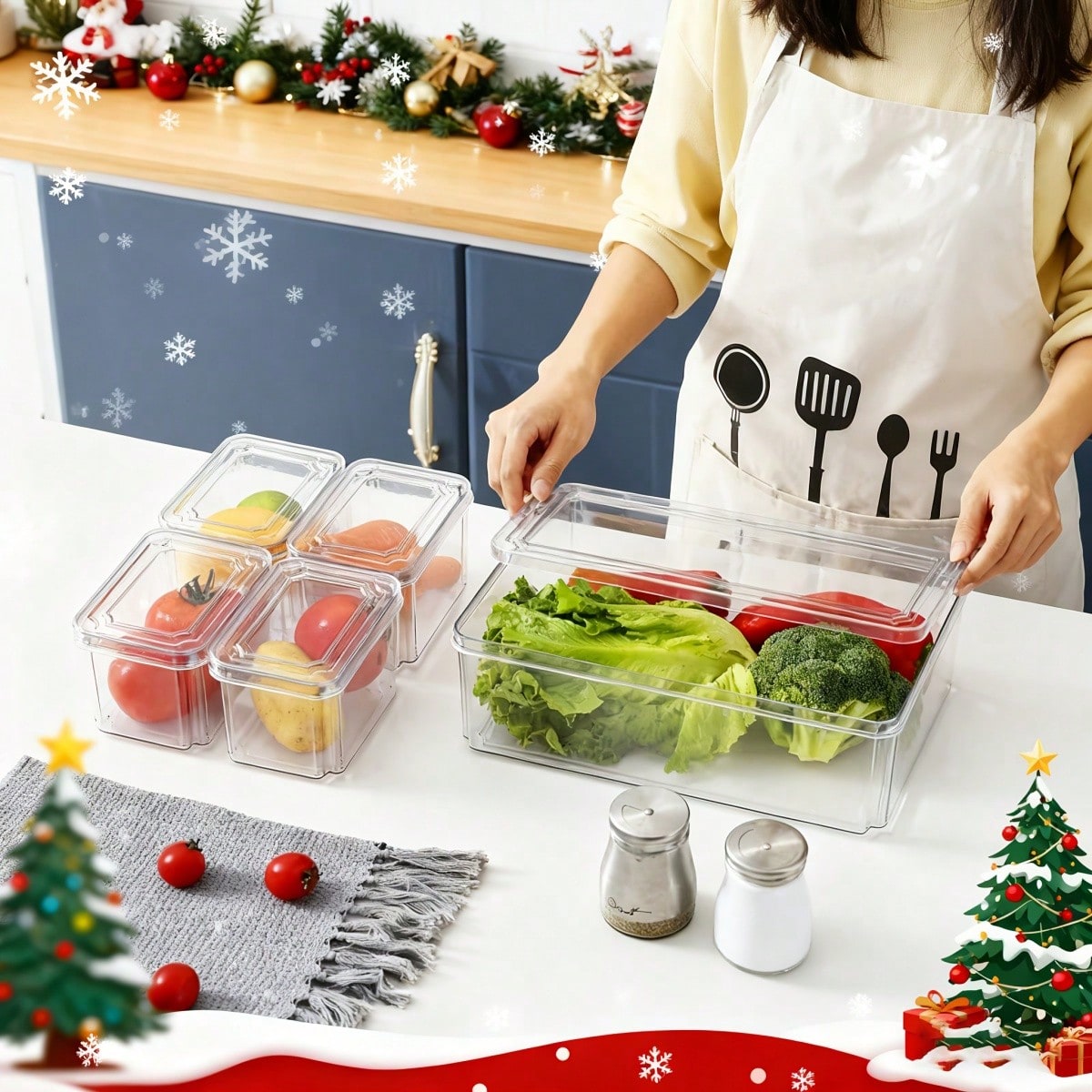 7/14er-Pack stapelbare Kühlsch – Food Snacks For Party Bewertung und Preis
