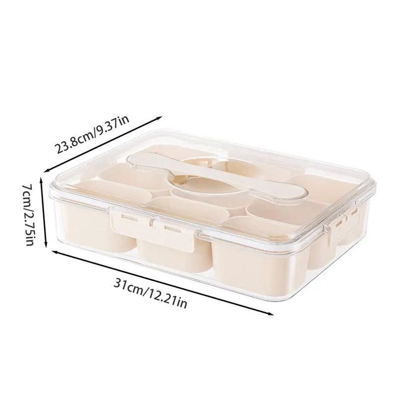9-Fächer-Serviertablett mit De – Food Snacks Candy Bewertung und Preis