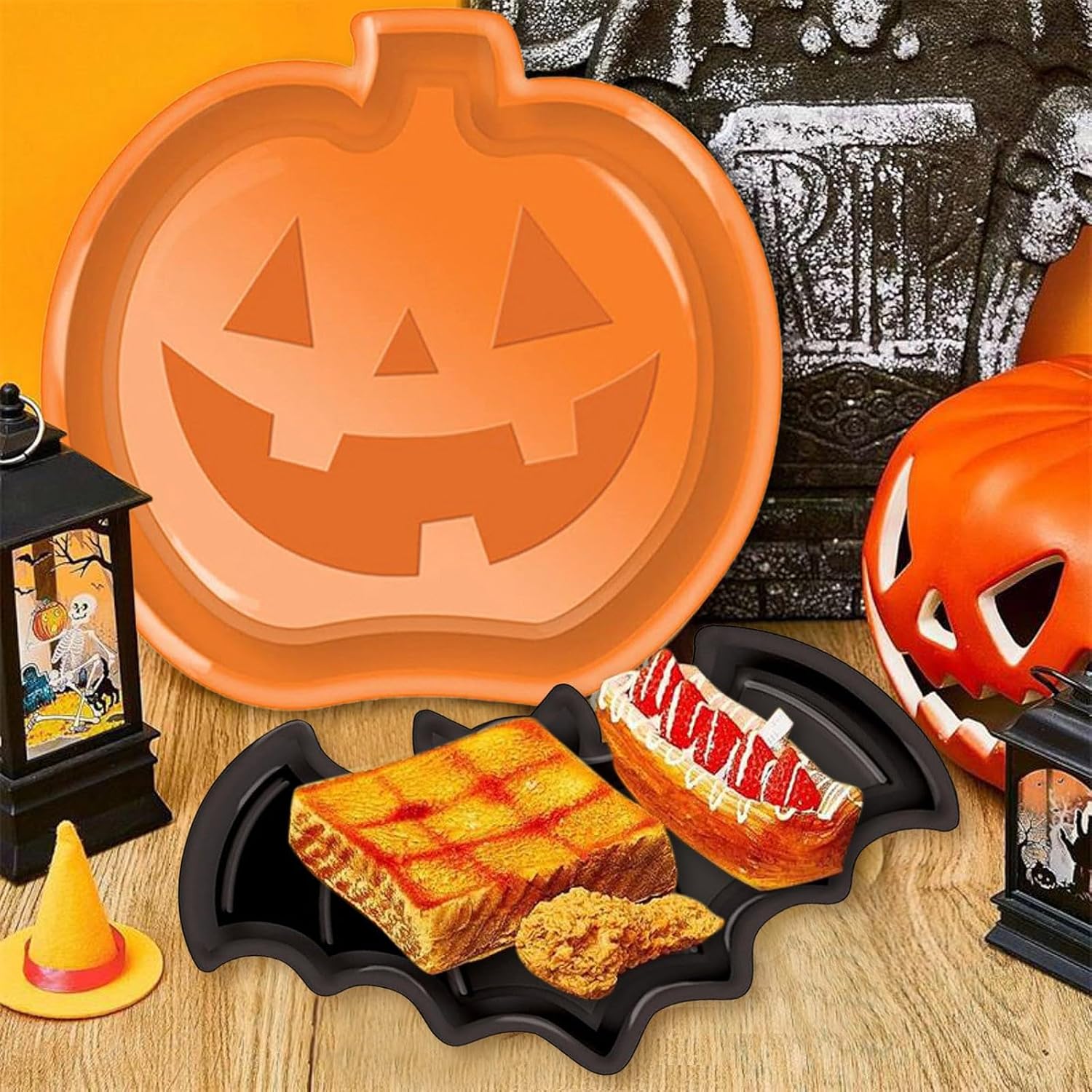 Wiederverwendbares Halloween-T – Food Snacks For Party Bewertung und Preis