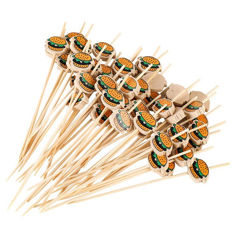 100 Stück Hamburger-Deko-Bambu – Food Snacks For Party Bewertung und Preis
