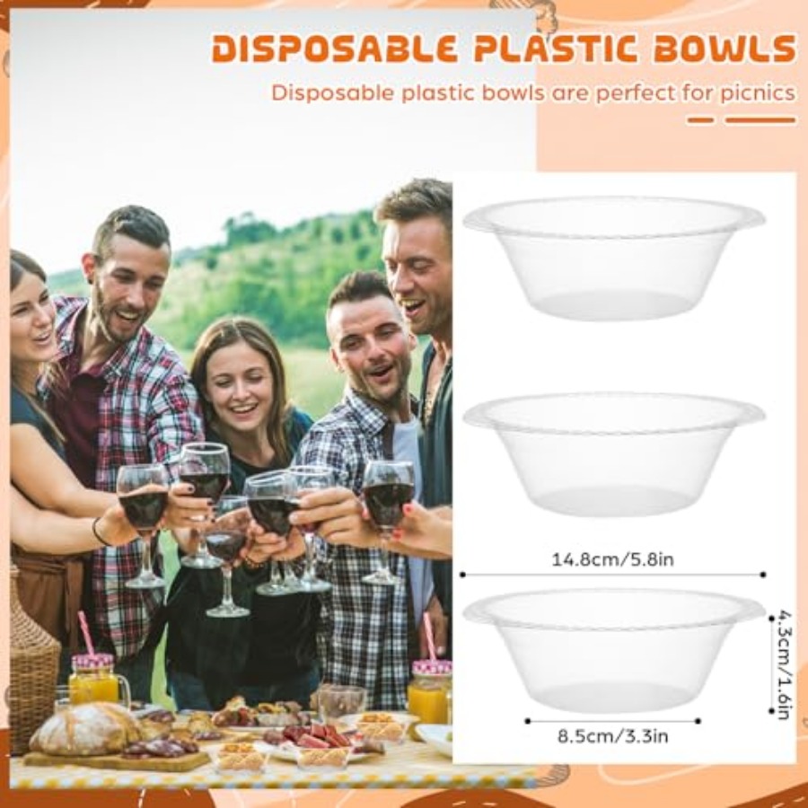 30er-Pack 12 oz Einweg-Plastik – Food Snacks For Party Bewertung und Preis