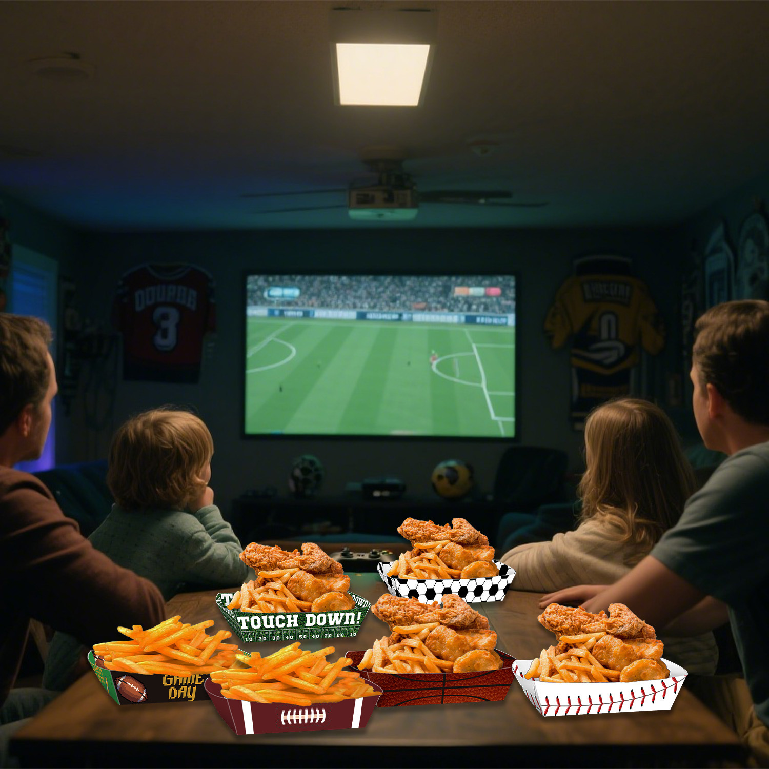 Sportball-Servierplatte Themen – Food Snacks For Party Bewertung und Preis
