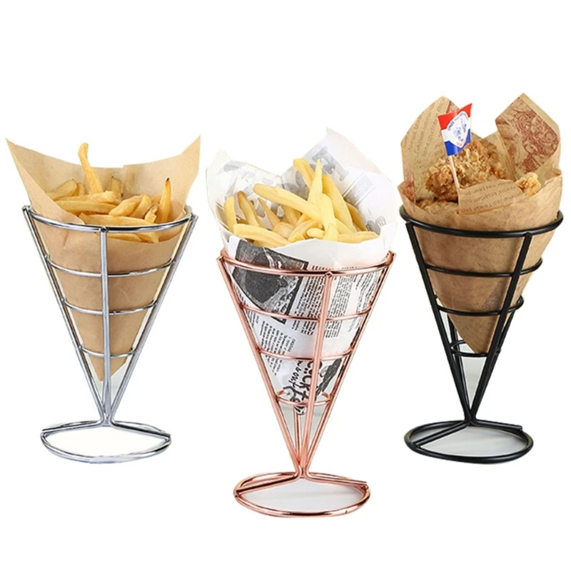 Draht-Frites-Kegelhalter, Mode – Food Snacks Wholesale Bewertung und Preis