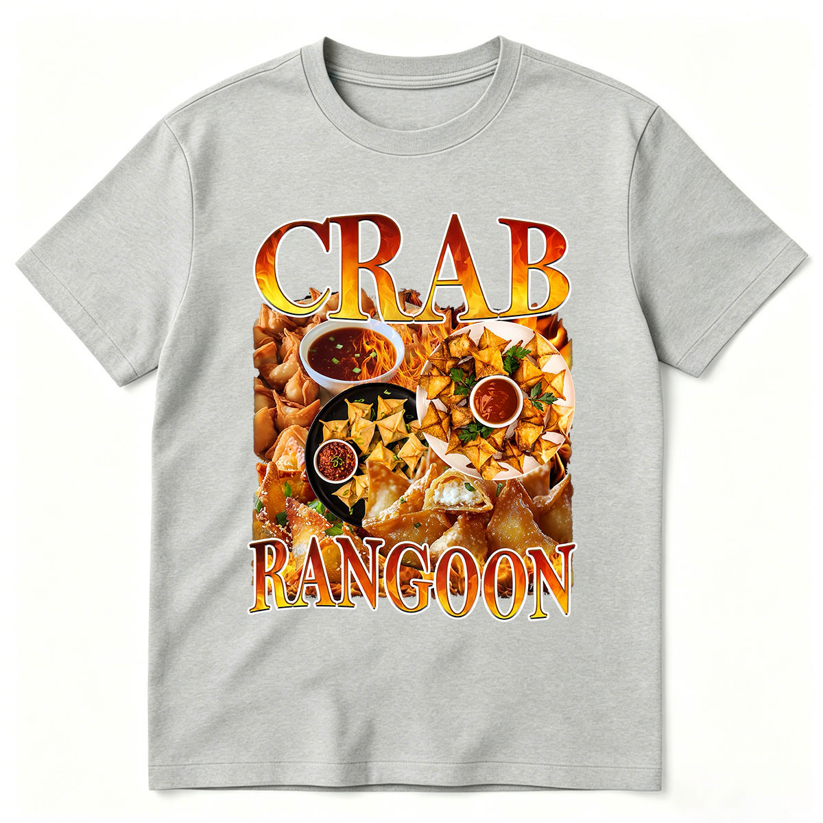 Crab Rangoon Vintage Food T-Sh – Food Snacks With Fiber Bewertung und Preis