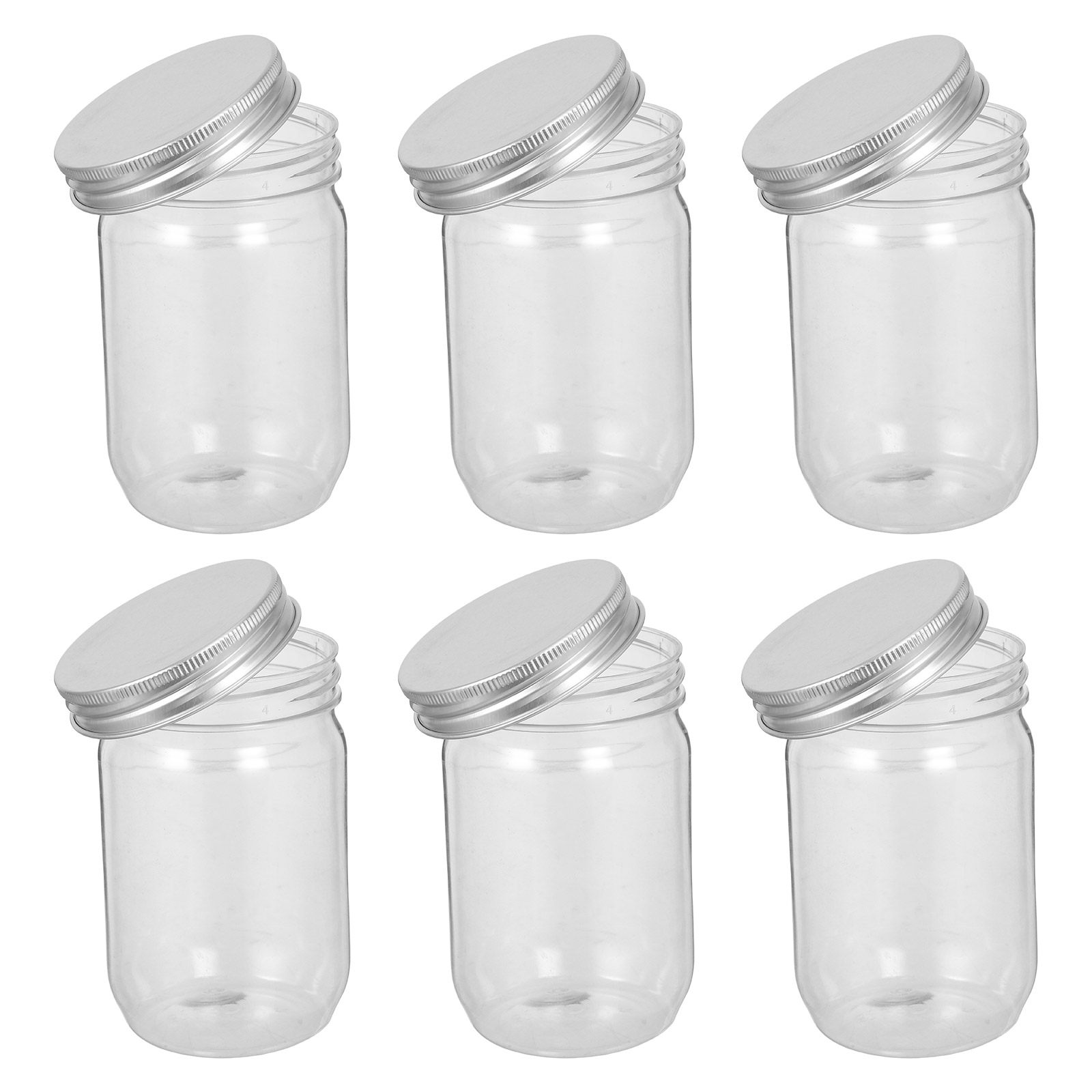 6 Stück durchsichtige Einmachg – Food Snacks Candy Bewertung und Preis