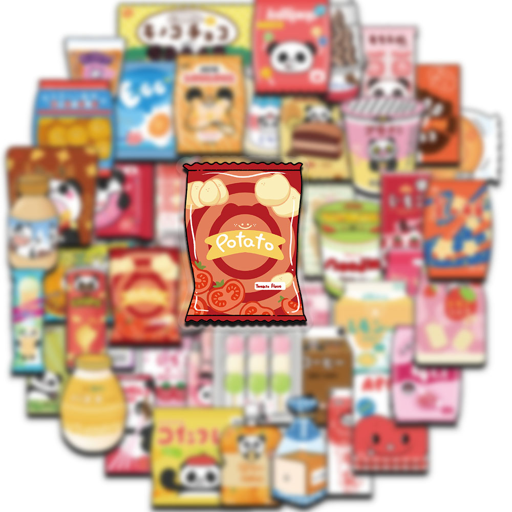50 Stück Lebensmittel-Aufklebe – Food Snacks For Party Bewertung und Preis