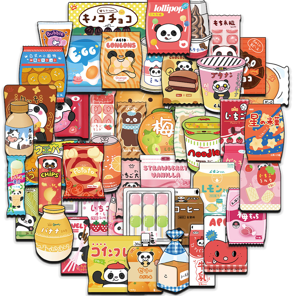50 Stück Lebensmittel-Aufklebe – Food Snacks For Party Bewertung und Preis